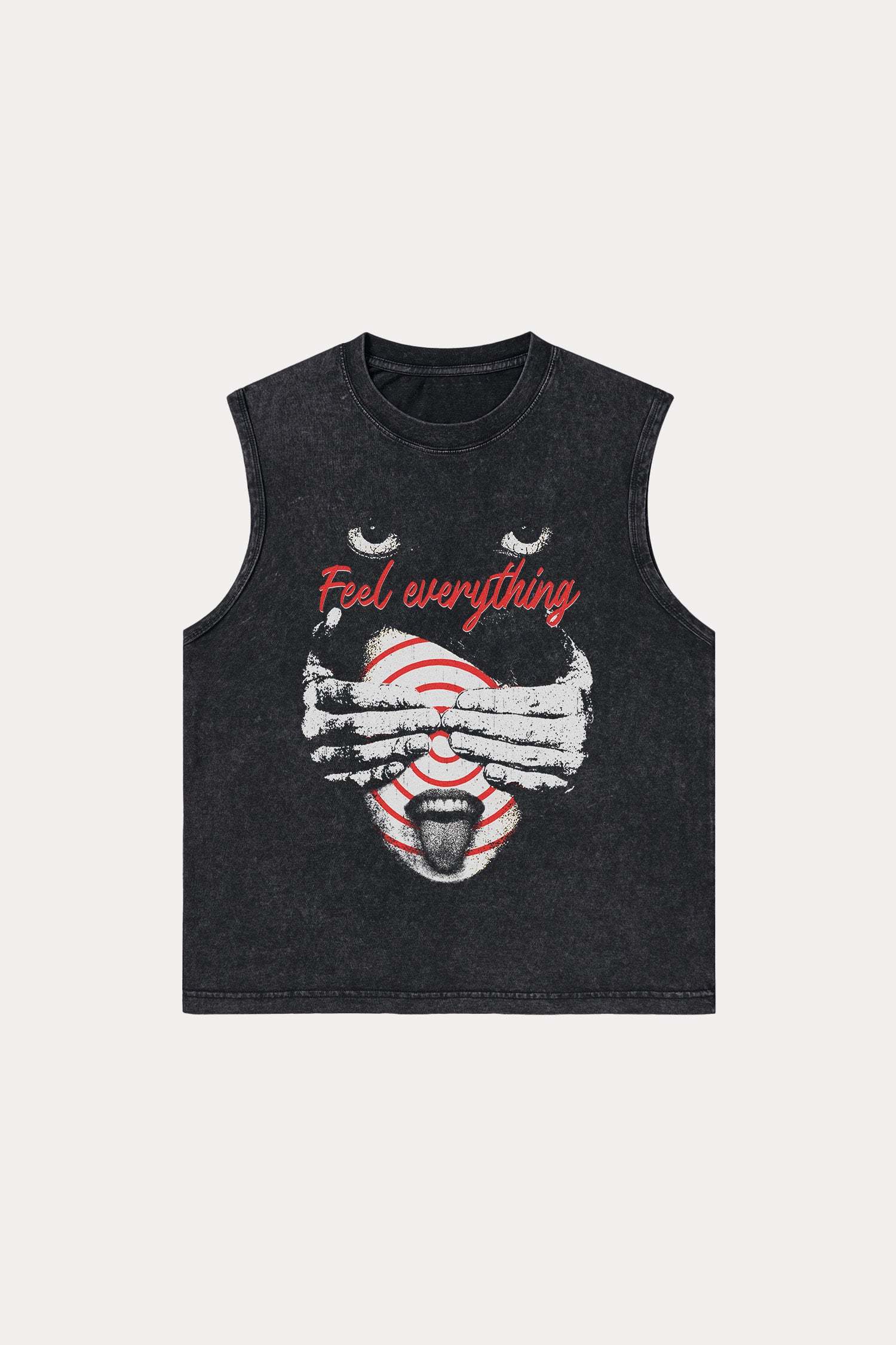Evilnova Feel Everything Washed Tank Top-Evilnova
