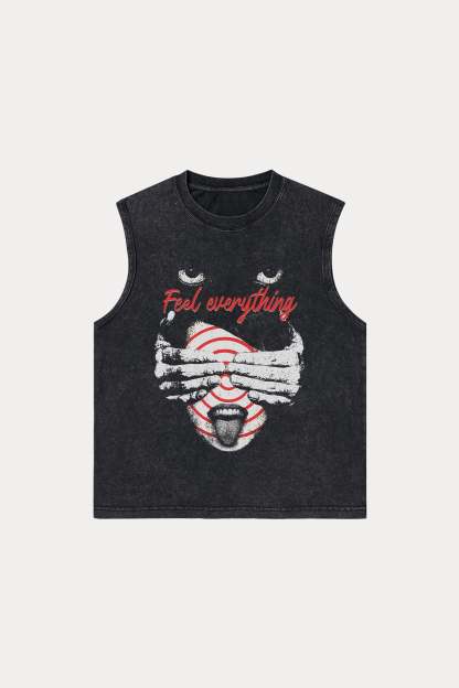 Evilnova Feel Everything Washed Tank Top-Evilnova