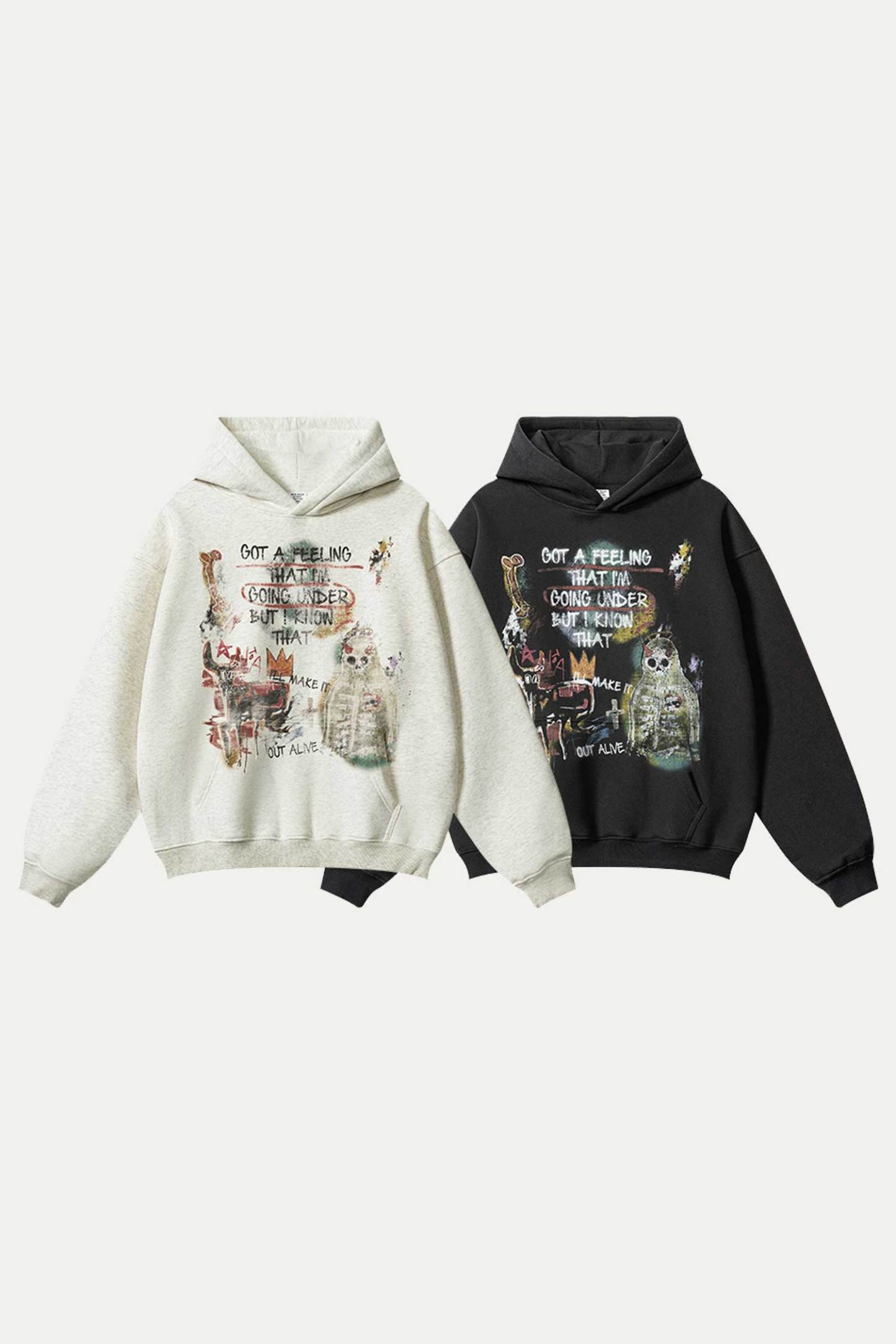 Evilnova Get a Feeling Halloween Graffiti Streetwear Hoodie