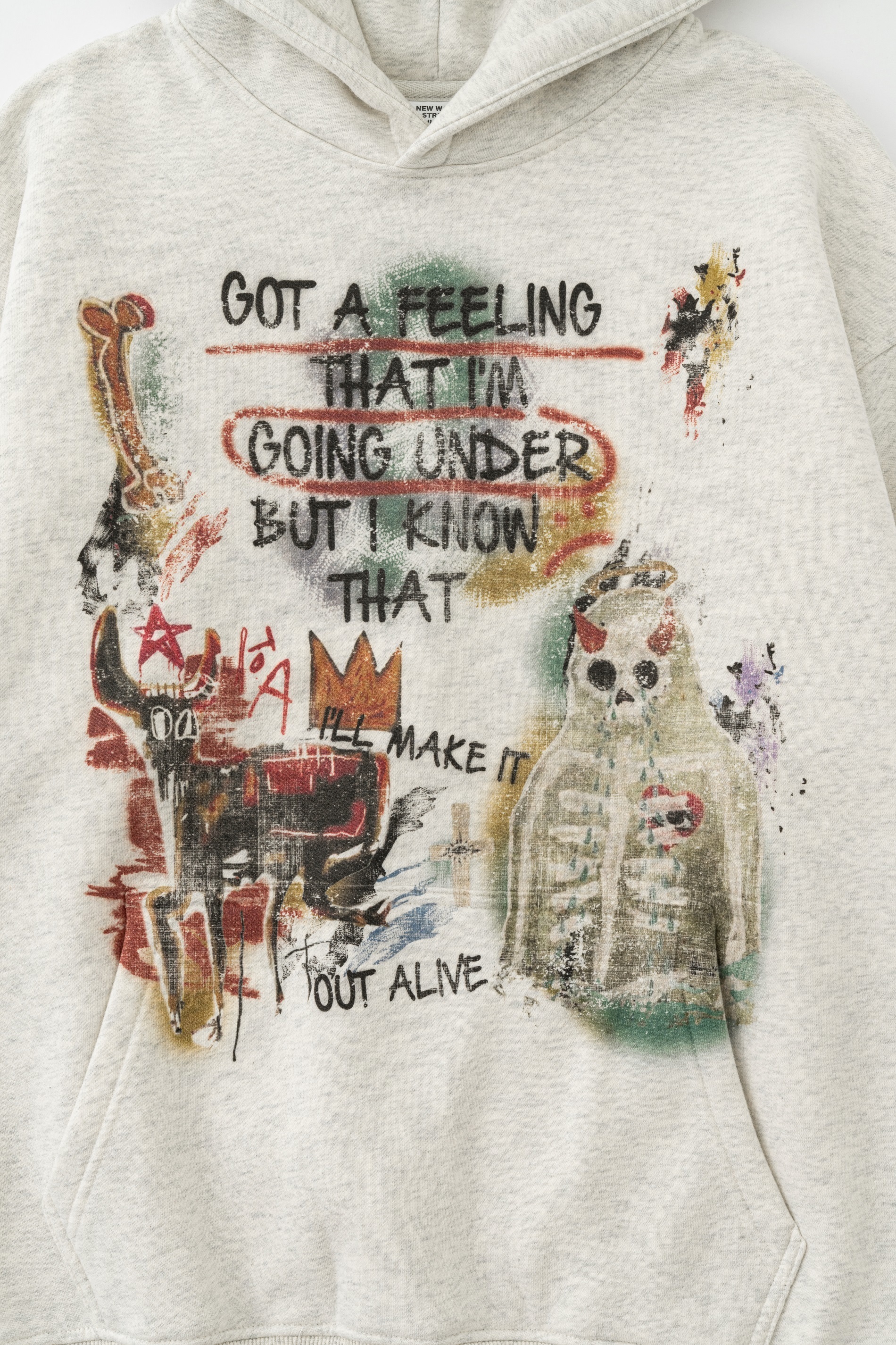 Evilnova Get a Feeling Halloween Graffiti Streetwear Hoodie