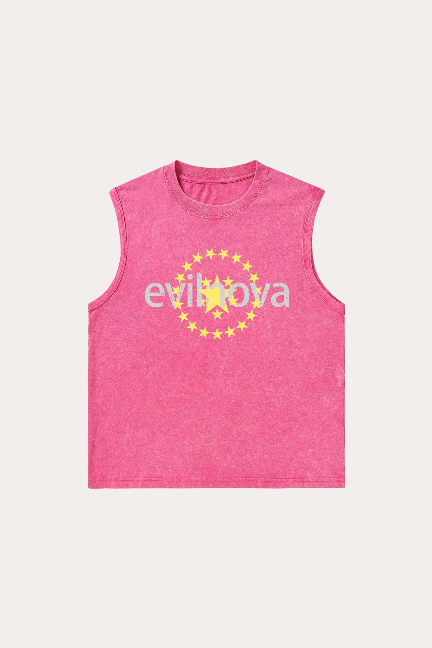 Evilnova Star Washed Tank Top-Evilnova