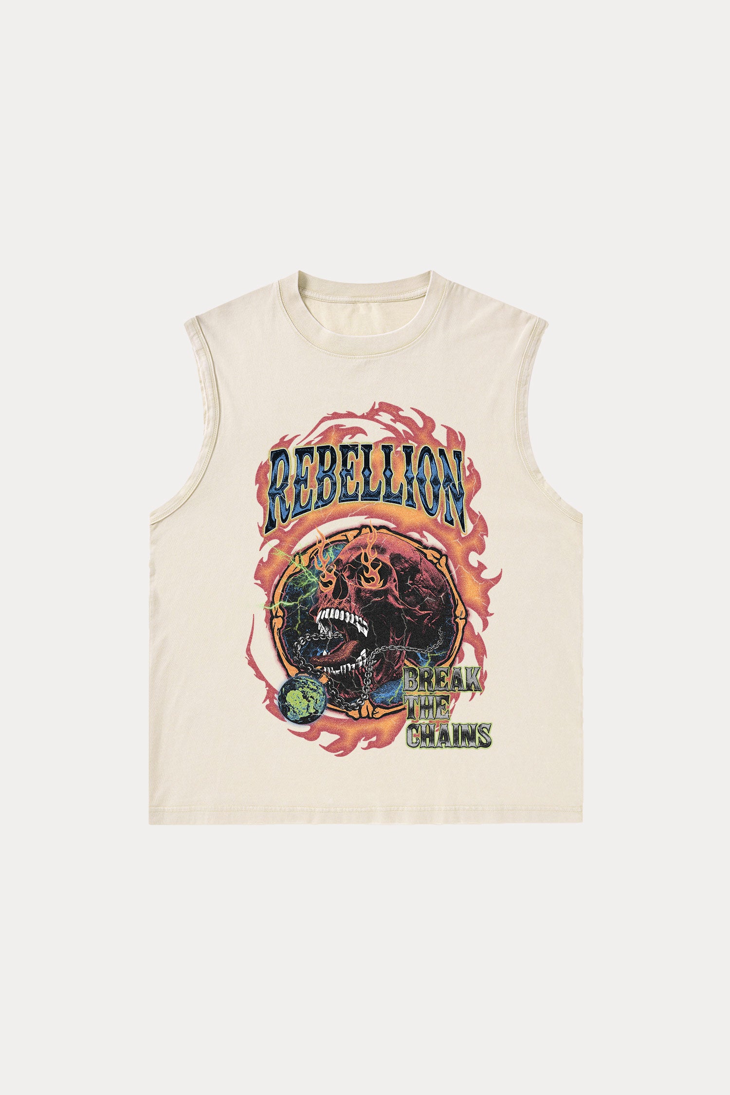 Evilnova Rebellion Washed Tank Top-Evilnova