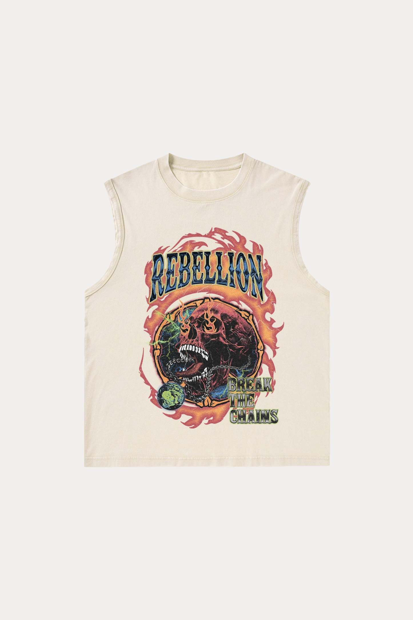Evilnova Rebellion Washed Tank Top-Evilnova