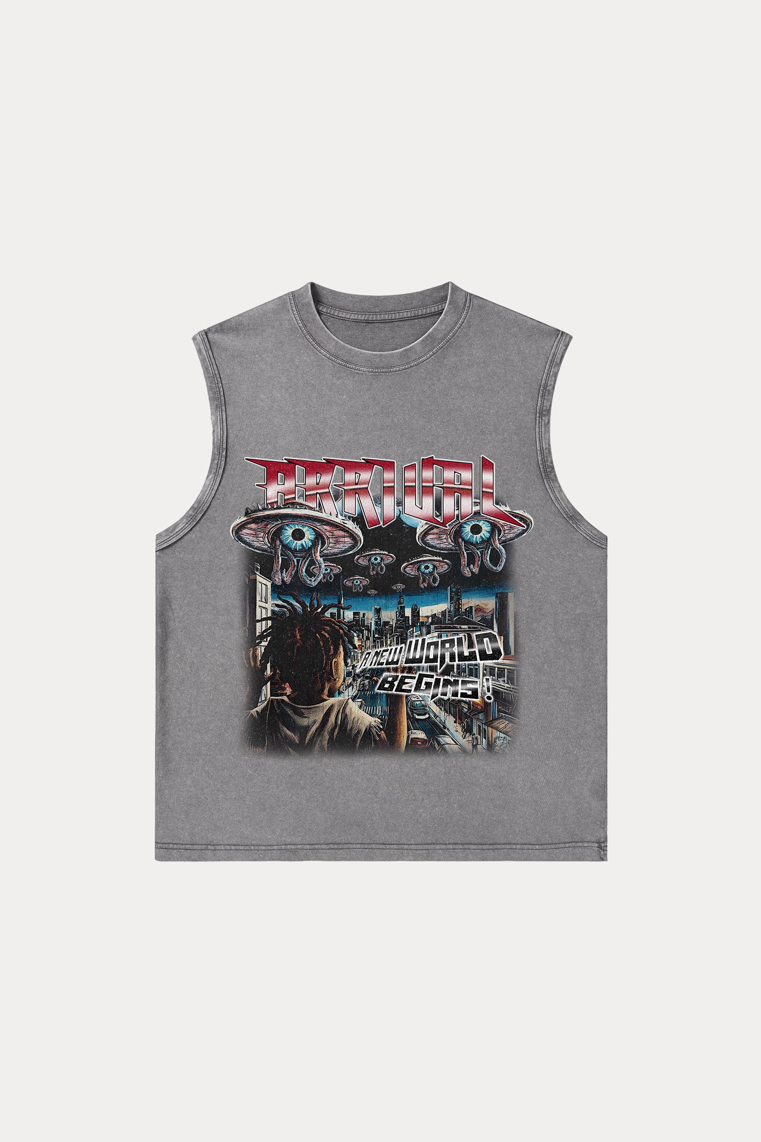 Evilnova Arrival Washed Tank Top-Evilnova