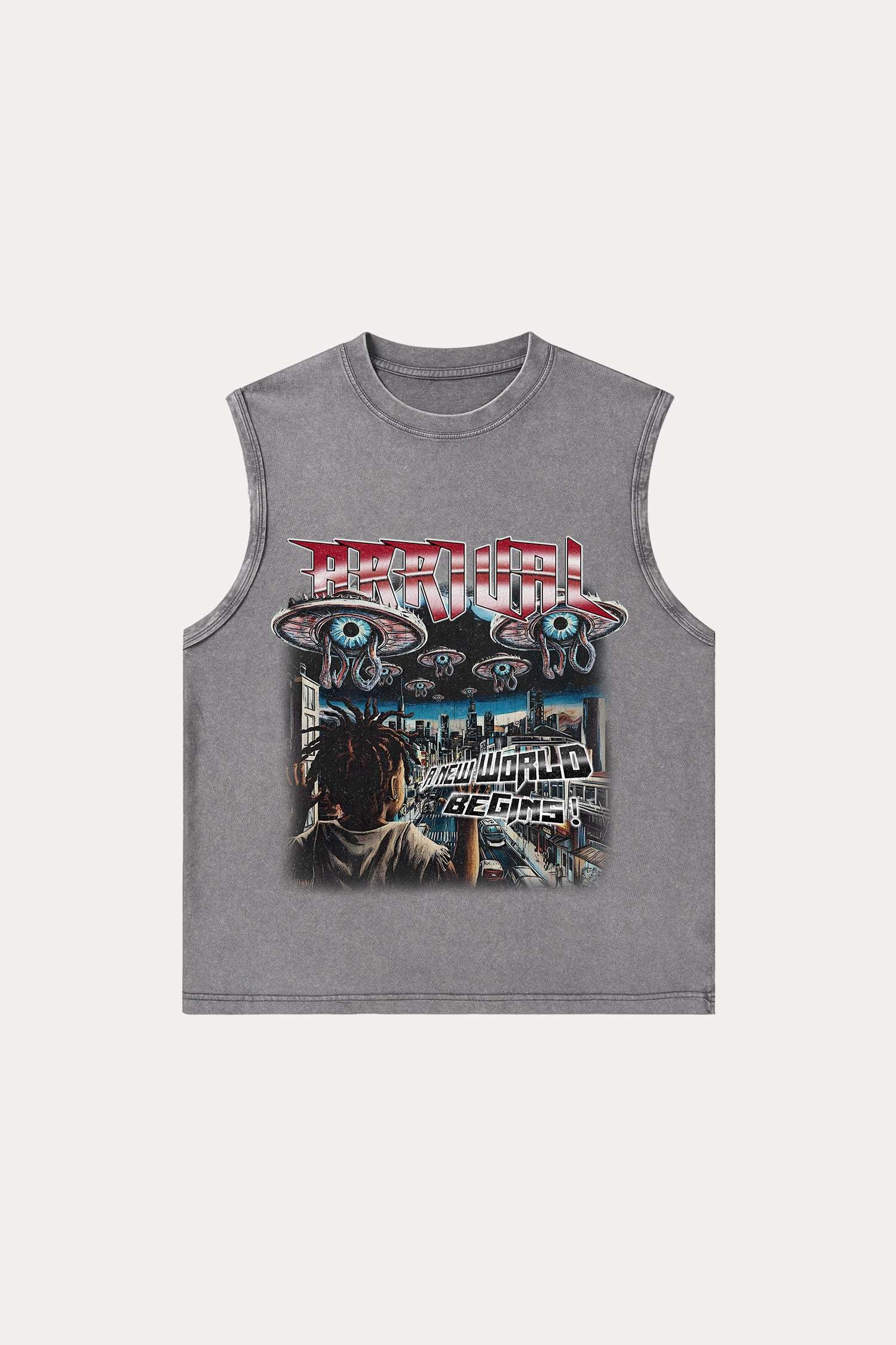 Evilnova Arrival Washed Tank Top-Evilnova