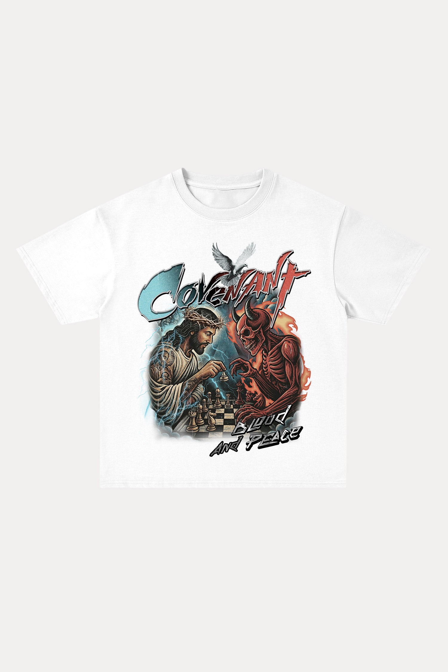 Evilnova Covenent Cotton Oversize T-Shirt-Evilnova