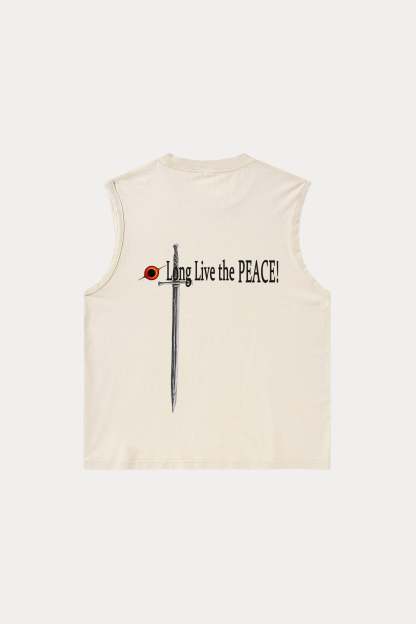 Evilnova Black Hole Knight Washed Tank Top-Evilnova