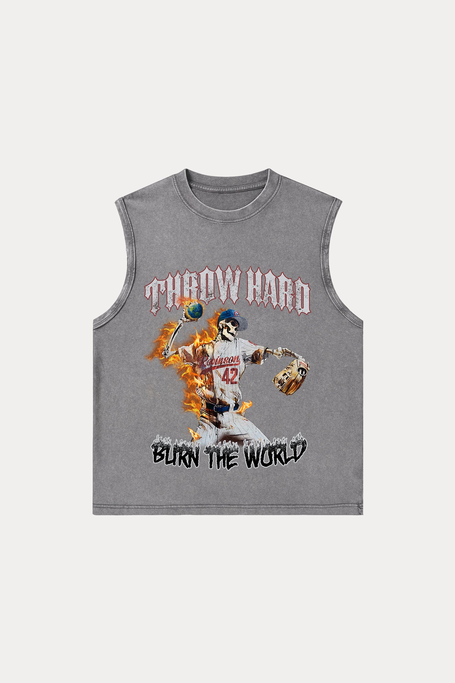 Evilnova Throw Hard Washed Tank Top-Evilnova