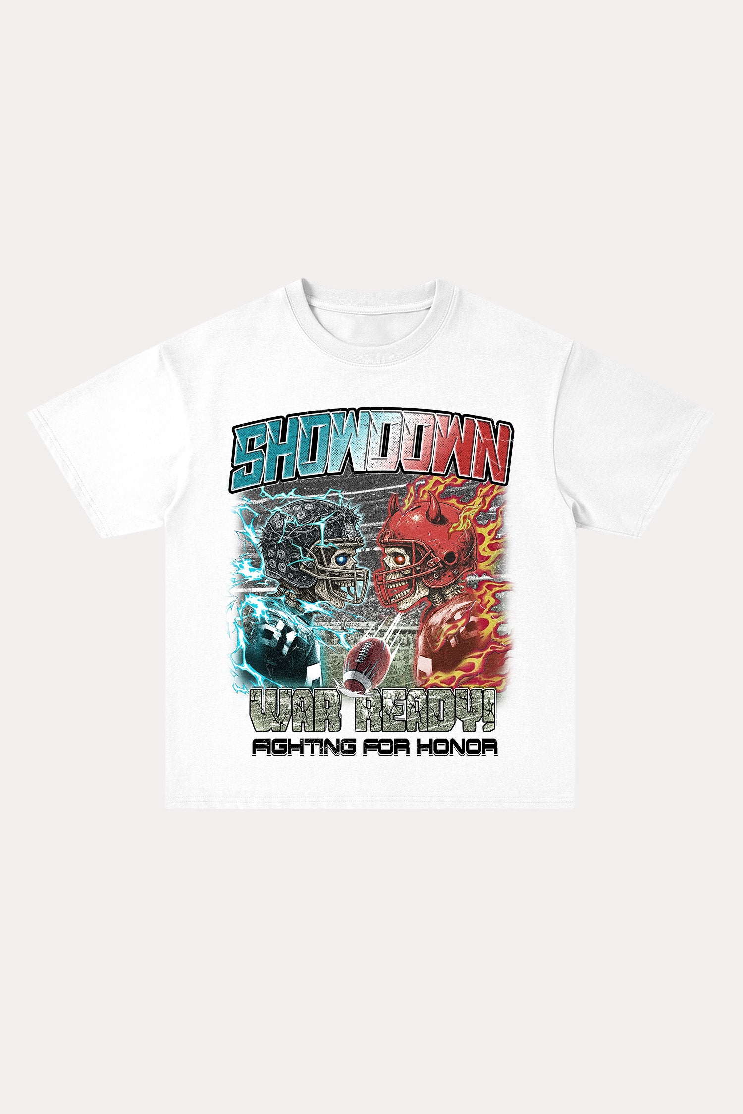 Evilnova Showdown Cotton Oversize T-Shirt-Evilnova
