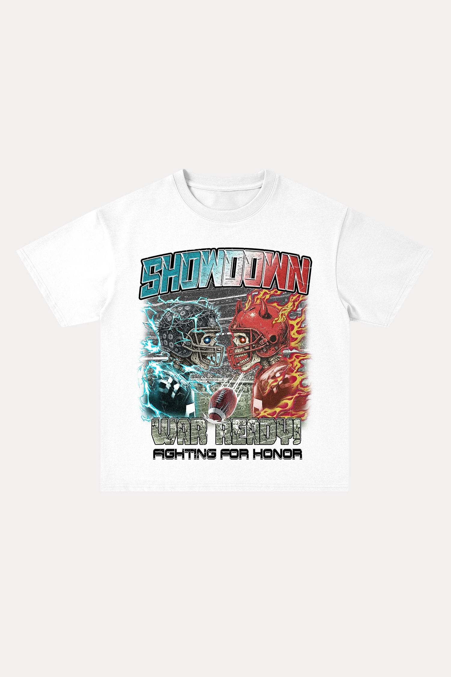 Evilnova Showdown Cotton Oversize T-Shirt-Evilnova