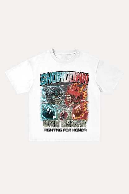 Evilnova Showdown Cotton Oversize T-Shirt-Evilnova
