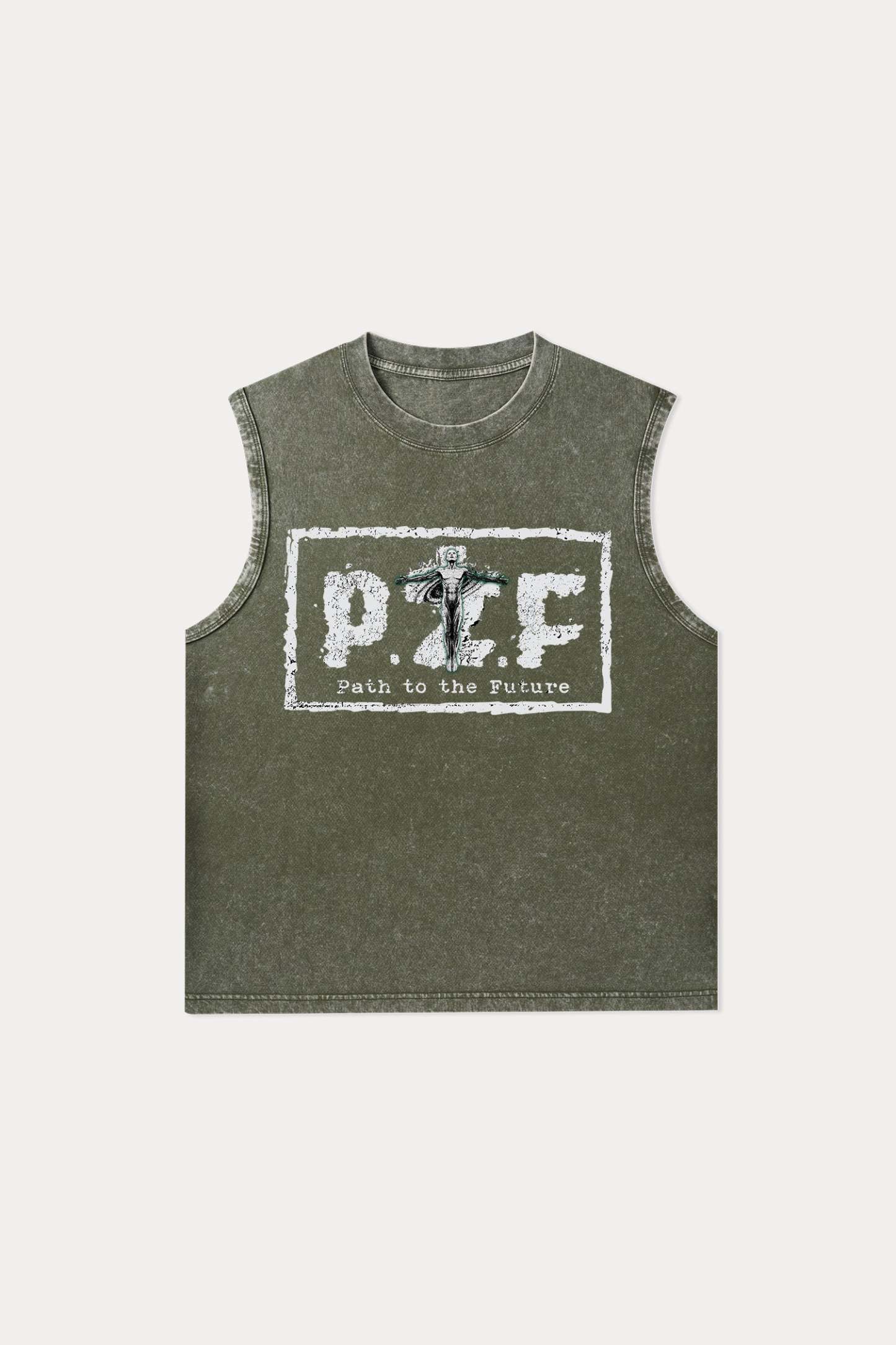 Evilnova P2F Washed Tank Top-Evilnova