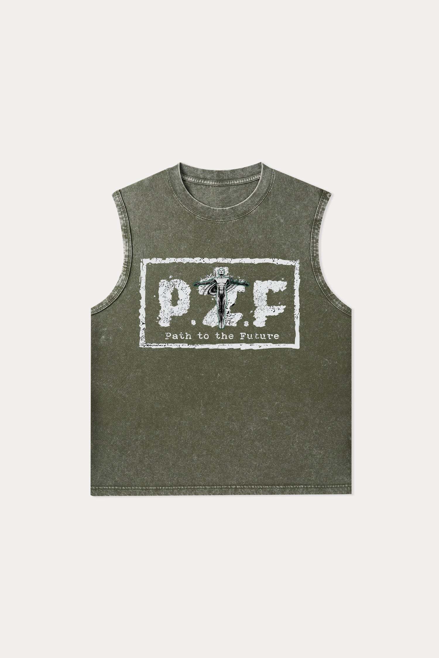 Evilnova P2F Washed Tank Top-Evilnova