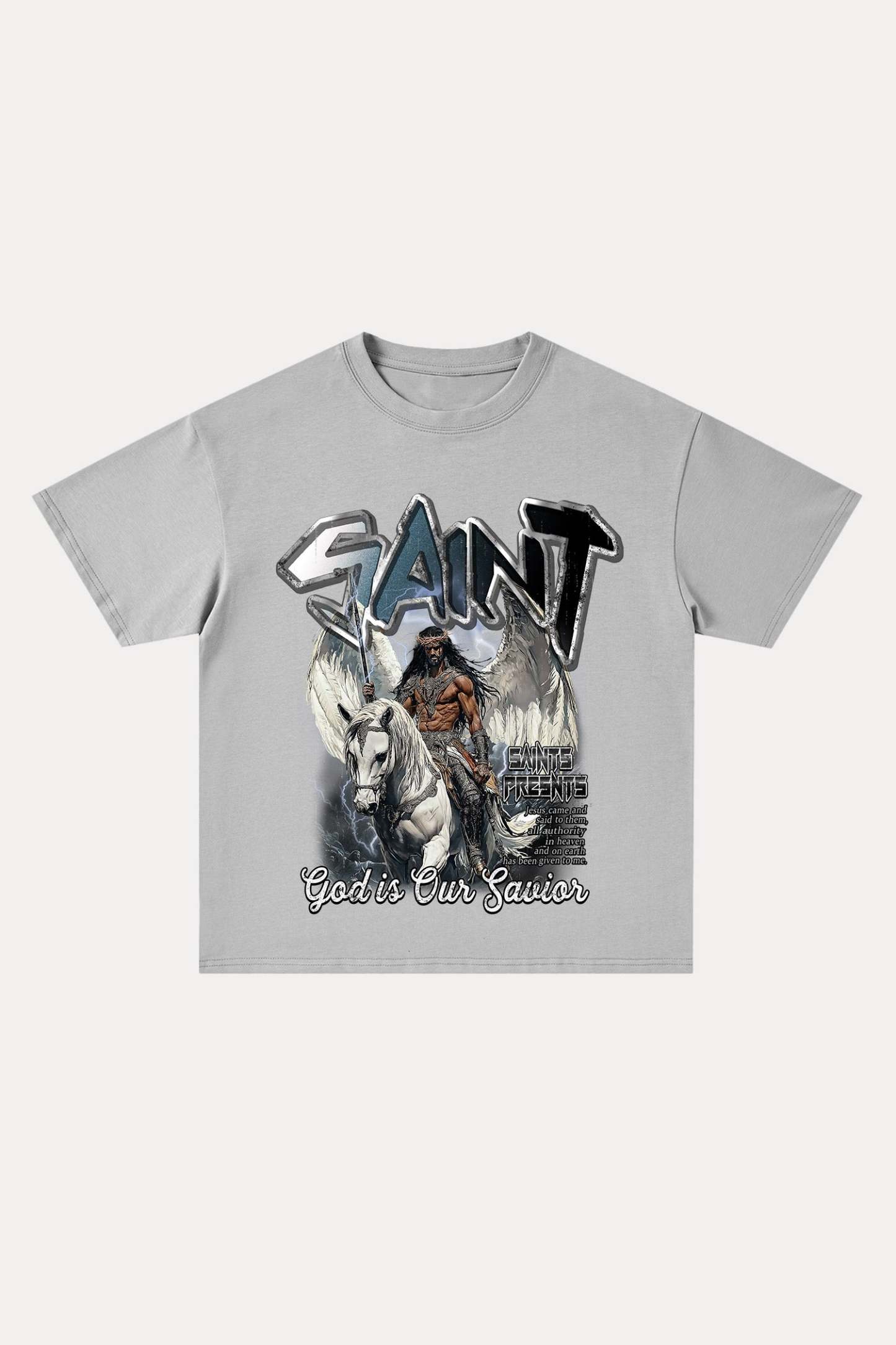 Evilnova Saint Cotton Oversize T-Shirt-Evilnova