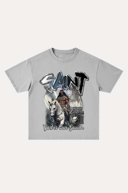 Evilnova Saint Cotton Oversize T-Shirt-Evilnova