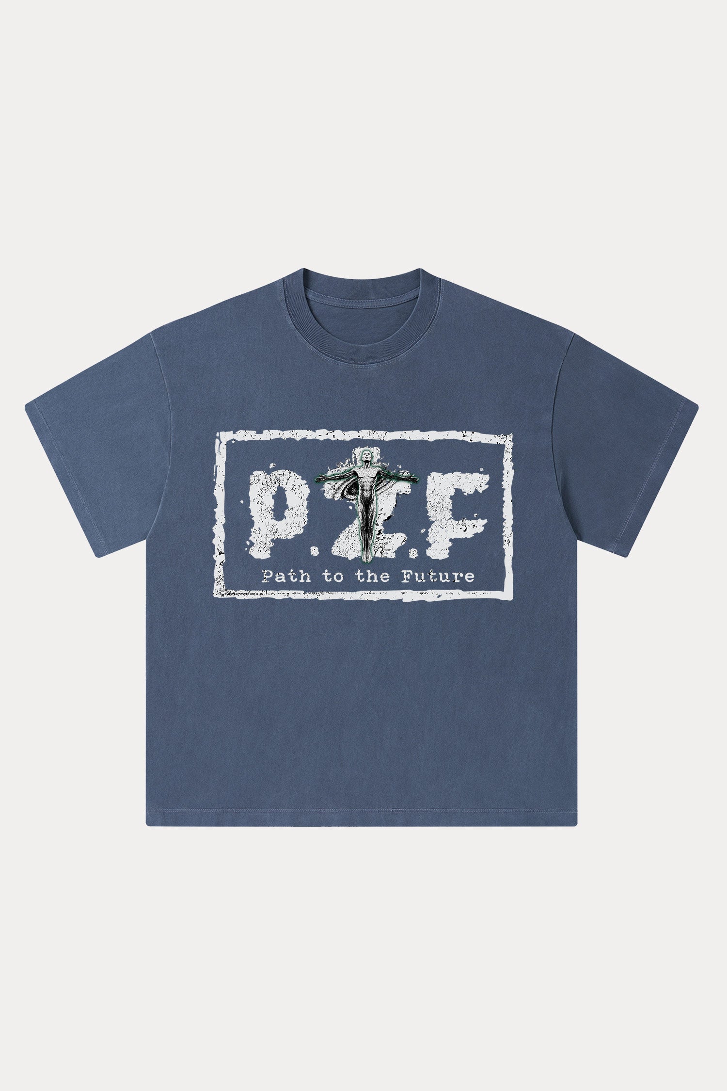 Evilnova P2F Washed Streetwear T-Shirt-Evilnova