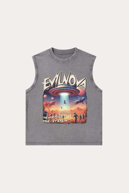 Evilnova Mystery Washed Tank Top-Evilnova