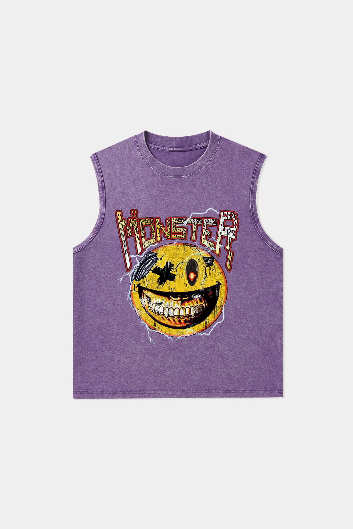Evilnova Monster Washed Tank Top-Evilnova