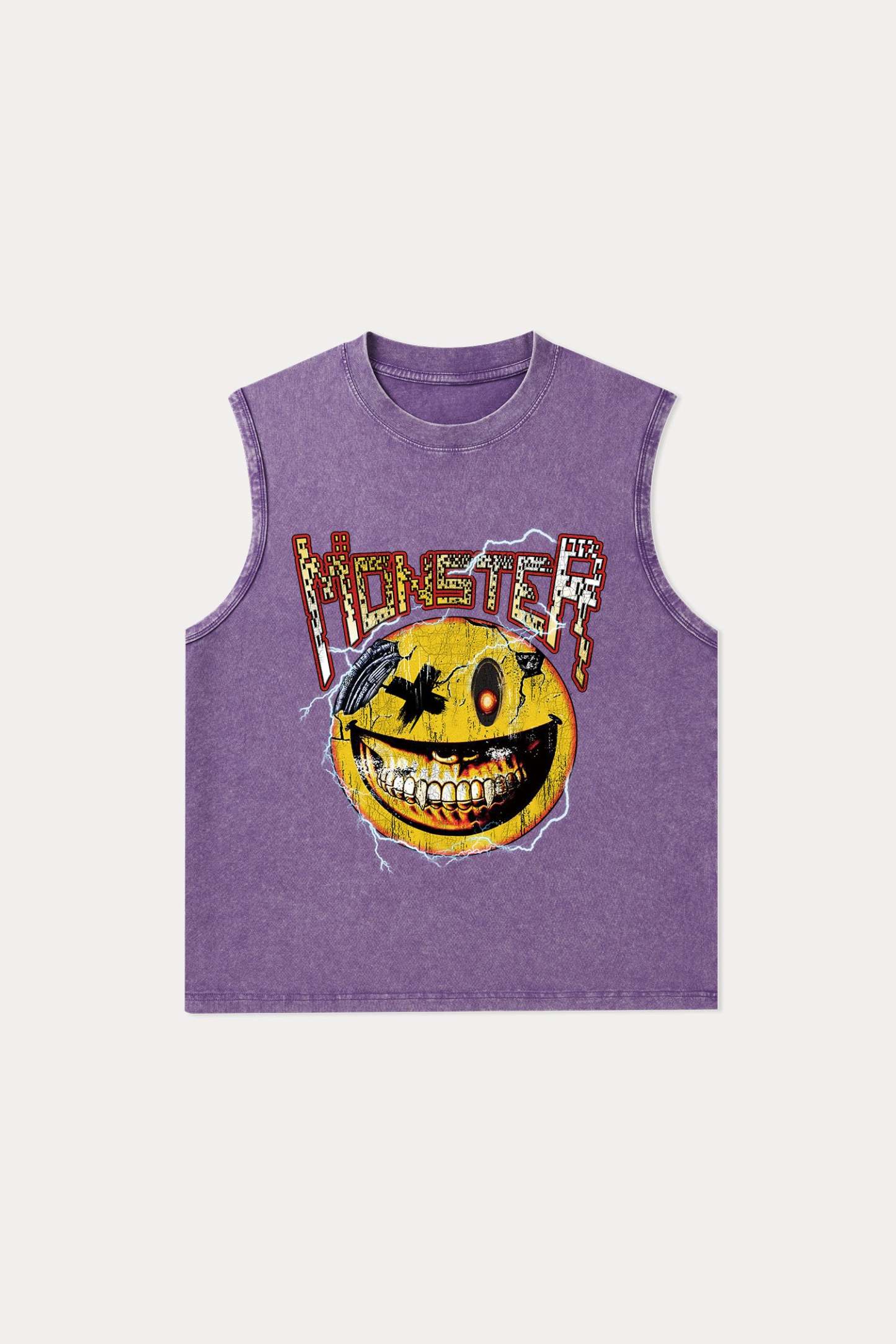 Evilnova Monster Washed Tank Top-Evilnova