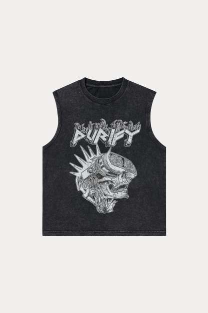 Evilnova Purify Washed Tank Top-Evilnova