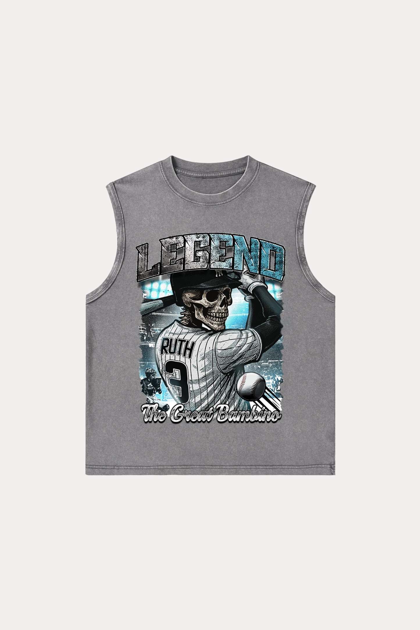 Evilnova Legend Washed Tank Top-Evilnova