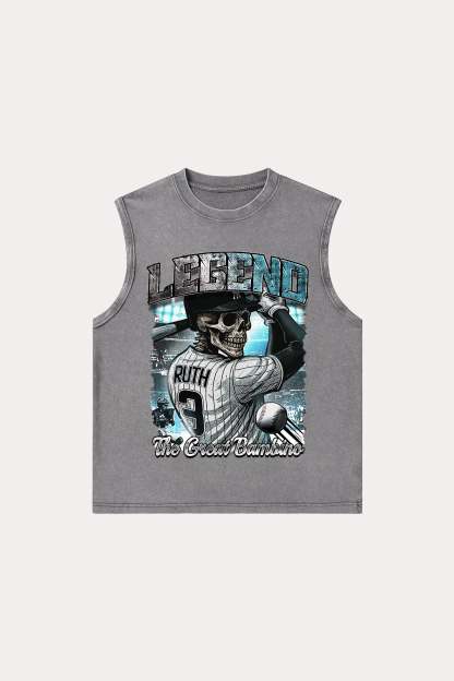 Evilnova Legend Washed Tank Top-Evilnova