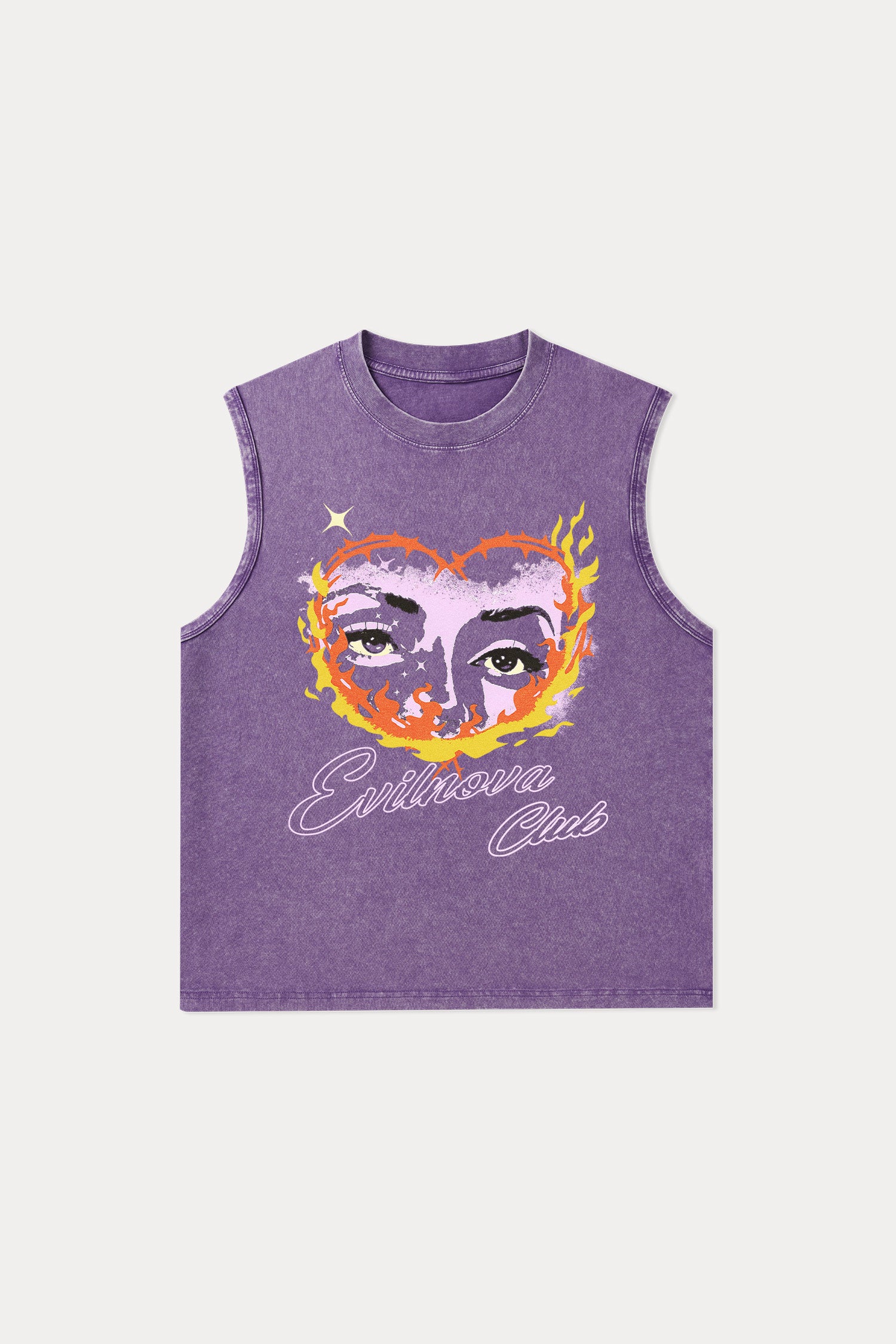 Evilnova Ignite Washed Tank Top-Evilnova
