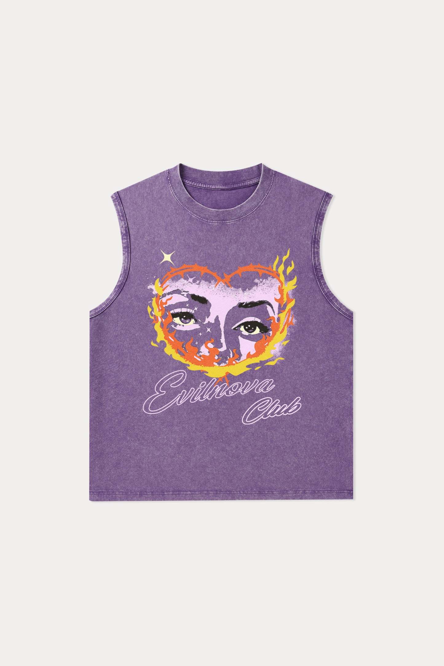 Evilnova Ignite Washed Tank Top-Evilnova