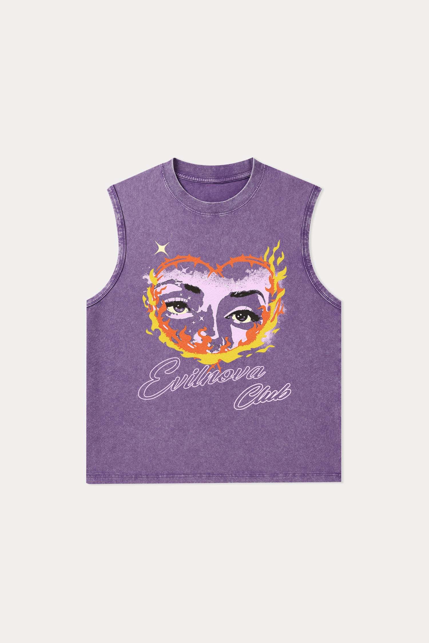 Evilnova Ignite Washed Tank Top-Evilnova