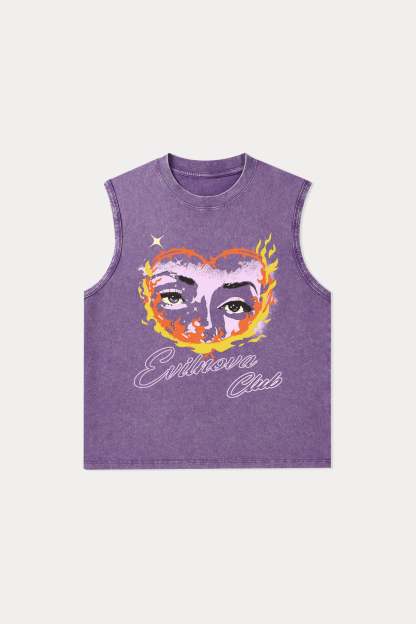 Evilnova Ignite Washed Tank Top-Evilnova