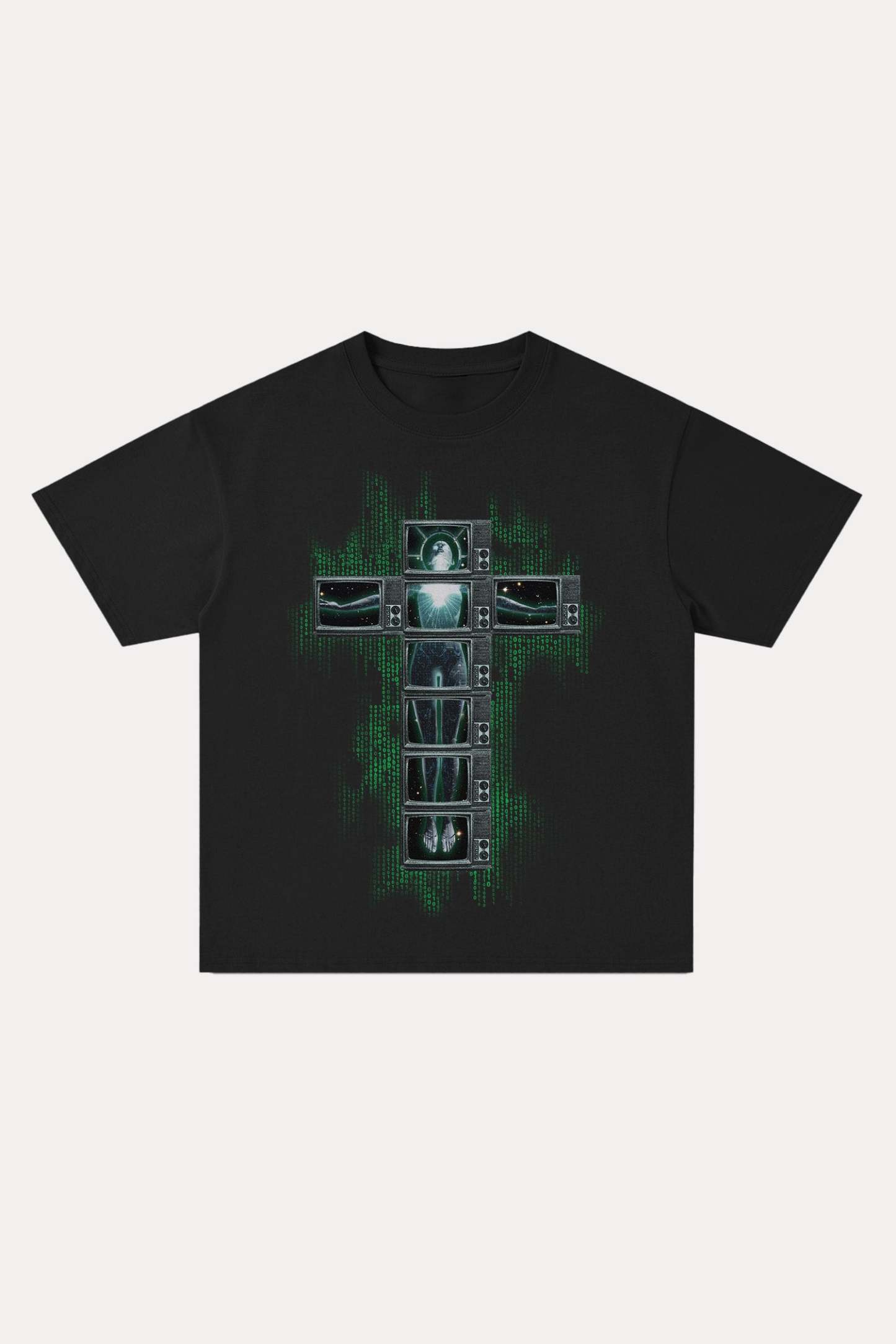 Evilnova Future Cross Cotton Oversize T-Shirt-Evilnova