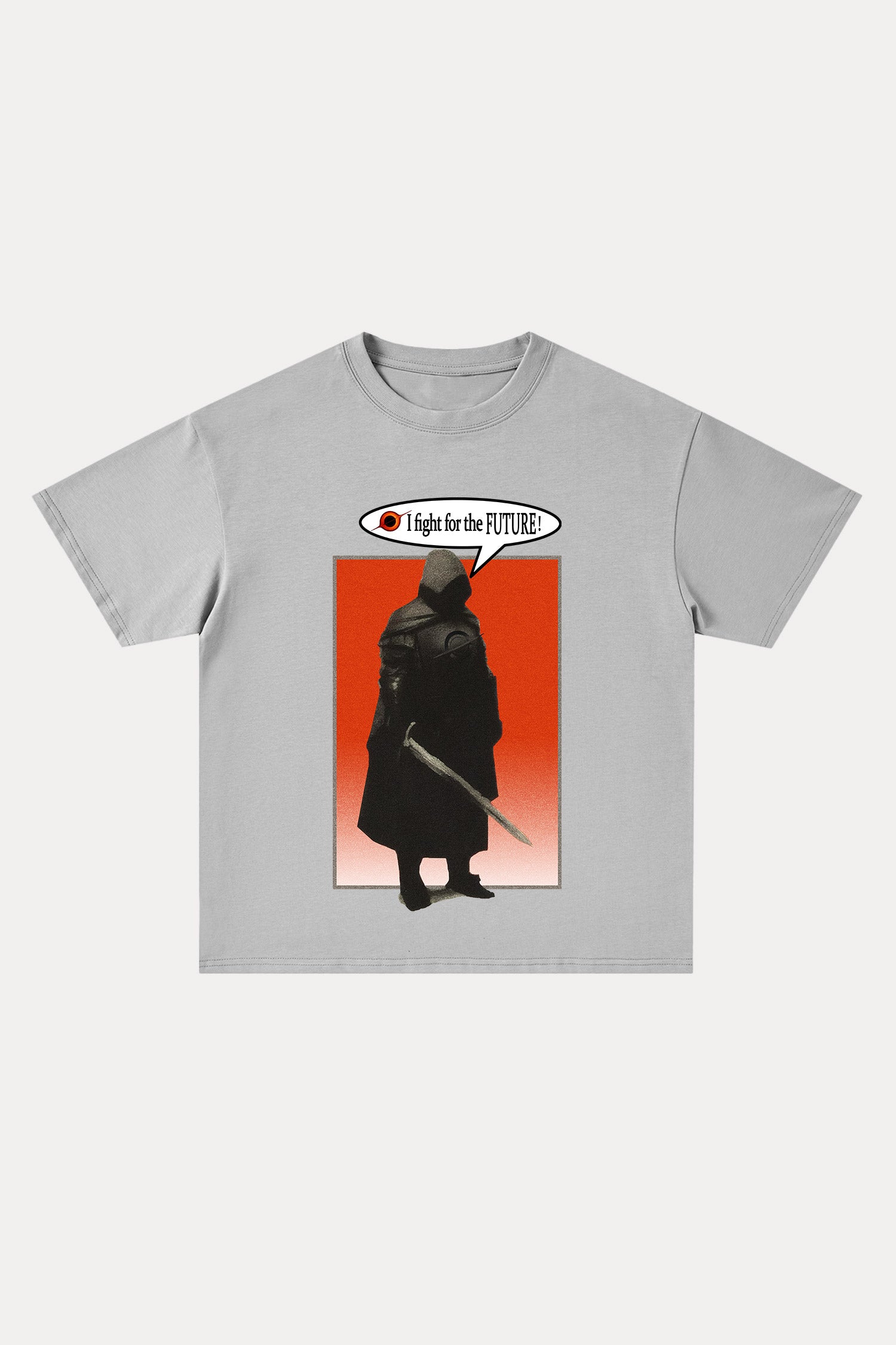 Evilnova Black Hole Knight Cotton Oversize T-Shirt-Evilnova