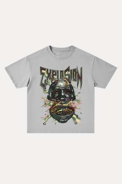Evilnova Explosion Cotton Oversize T-Shirt-Evilnova