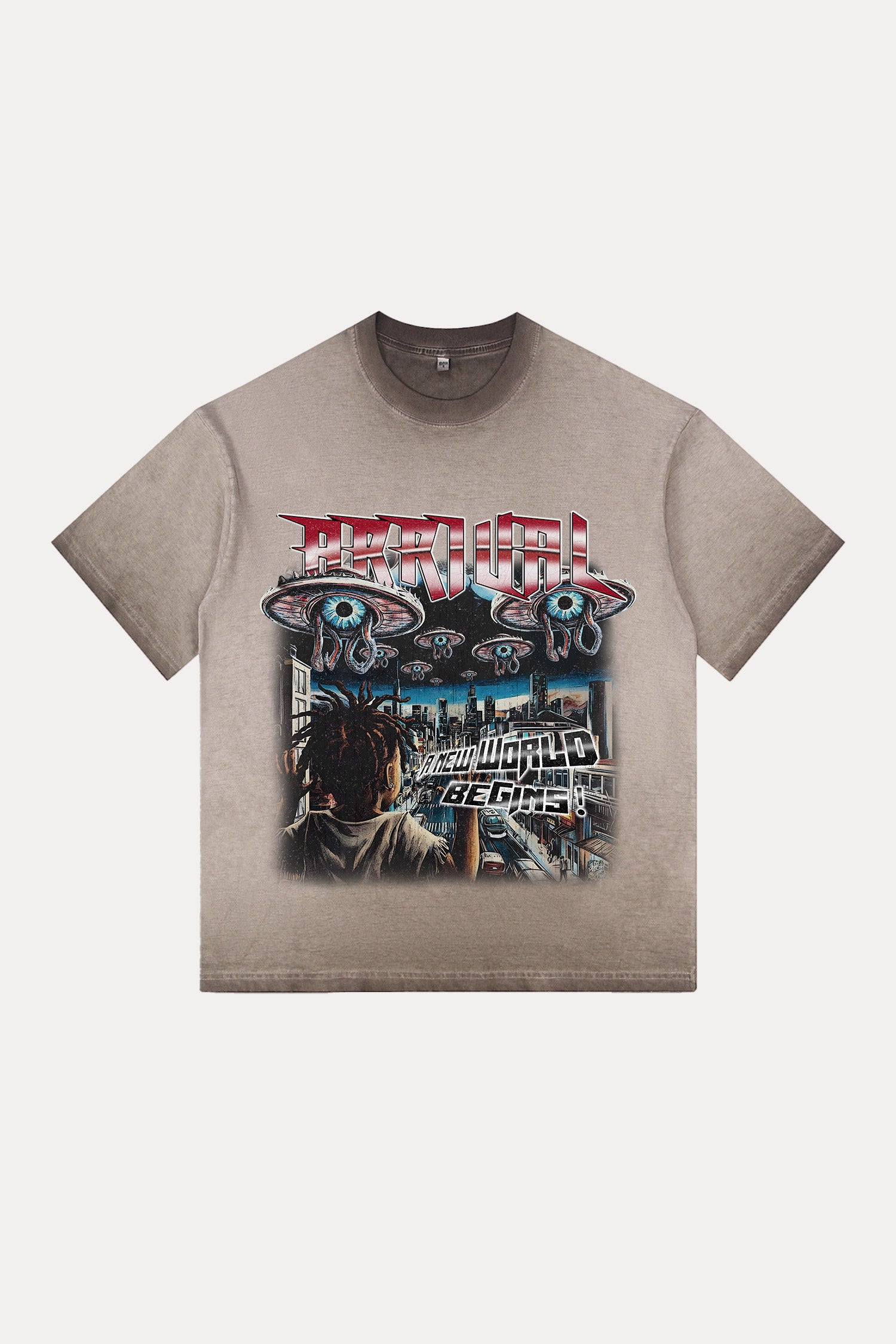 Evilnova Arrival Gradient Washed T-Shirt-Evilnova