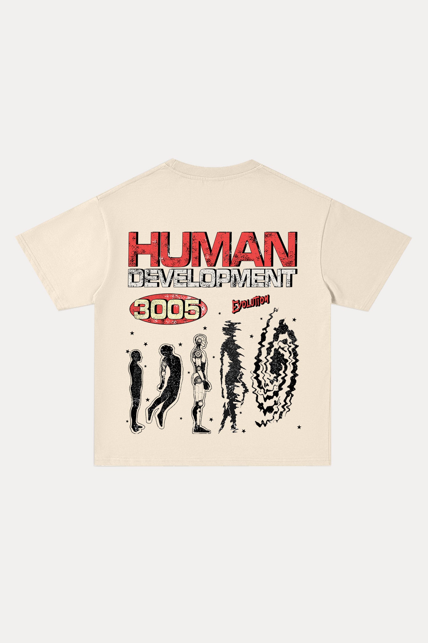 Evilnova Evolution Cotton Oversize T-Shirt-Evilnova