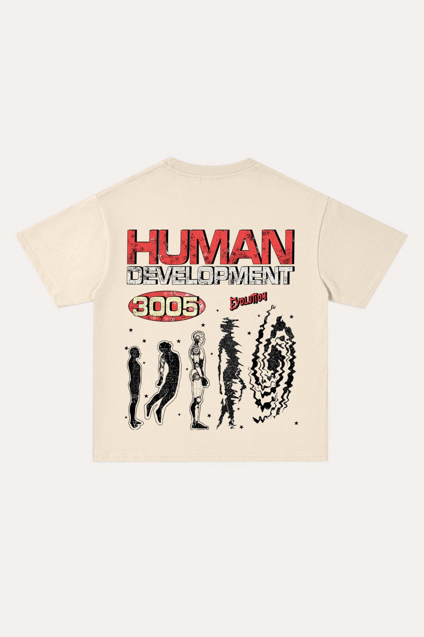 Evilnova Evolution Cotton Oversize T-Shirt-Evilnova