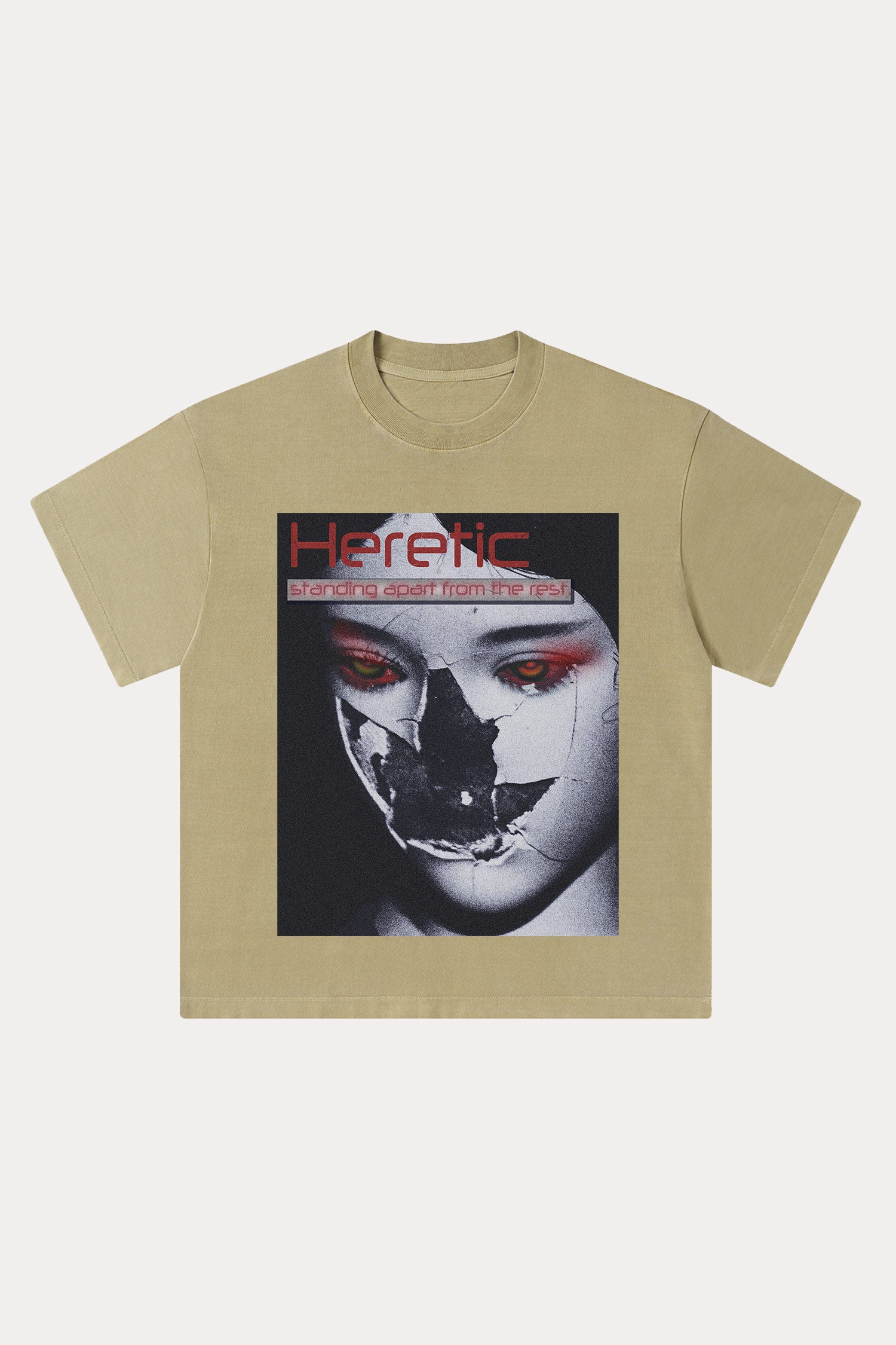 Evilnova Heretic Washed Streetwear T-Shirt-Evilnova