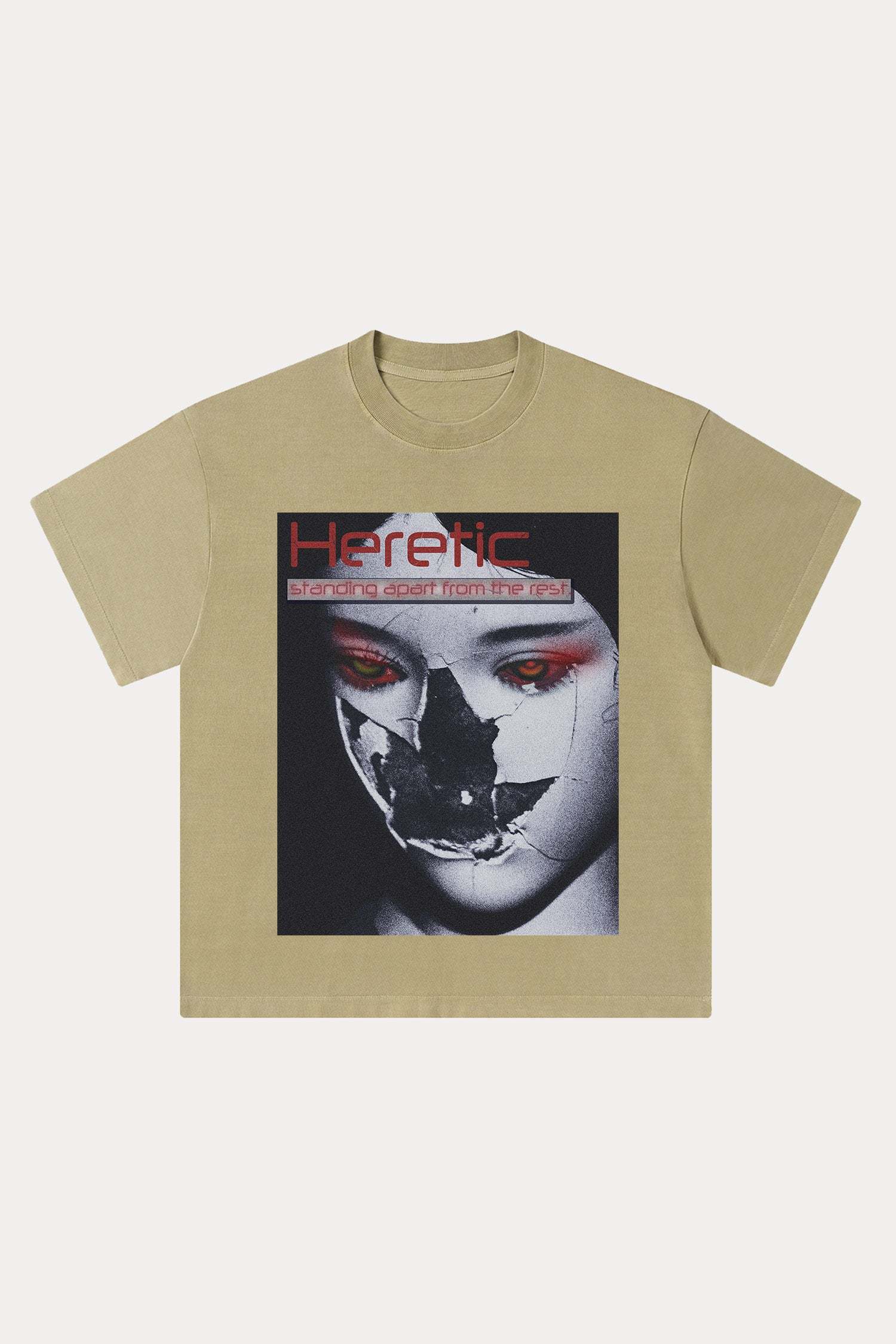 Evilnova Heretic Washed Streetwear T-Shirt-Evilnova