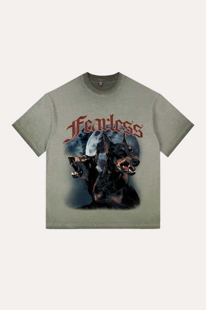 Evilnova Fearless Gradient Washed T-Shirt-Evilnova