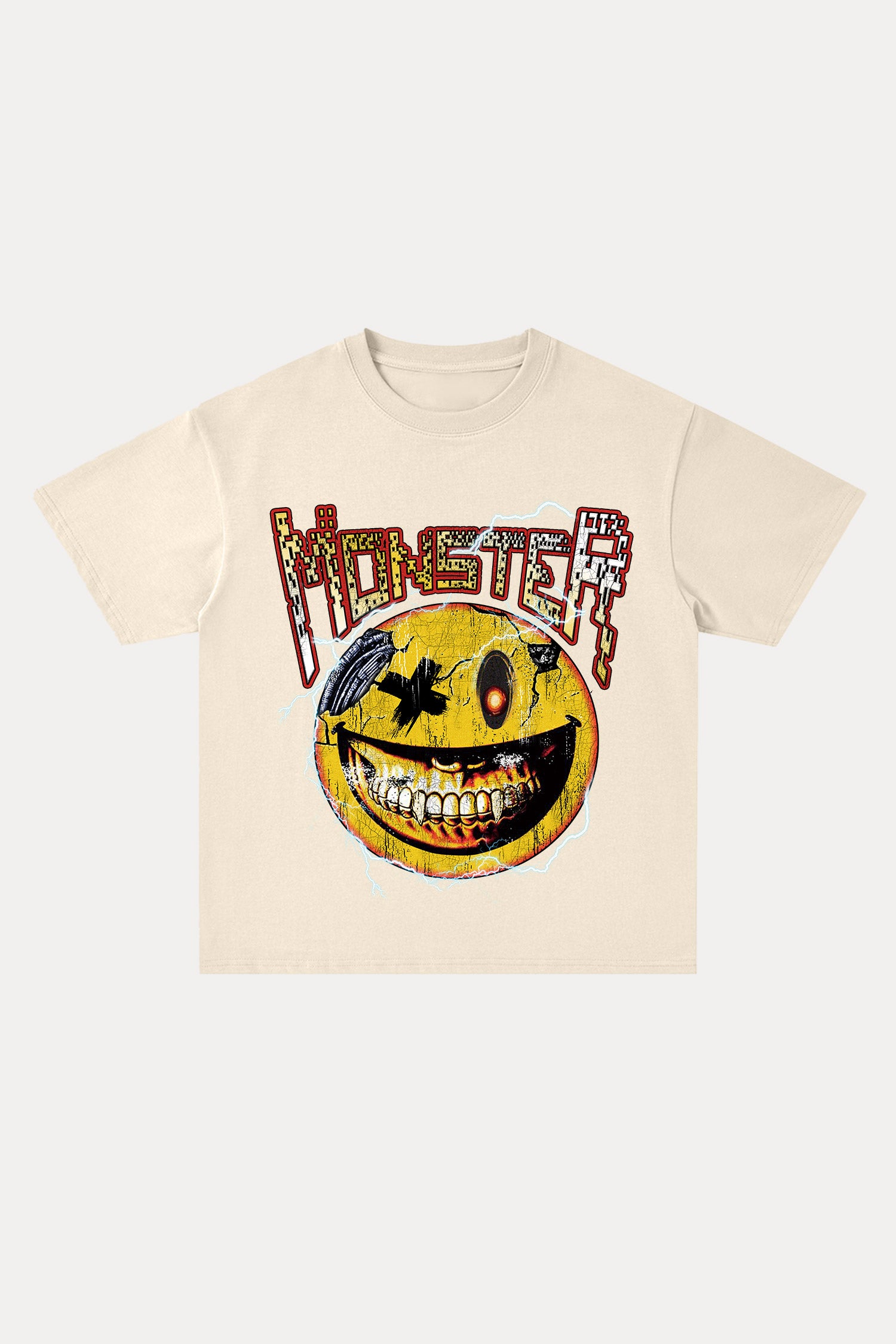 Evilnova Monster Cotton Oversize T-Shirt-Evilnova