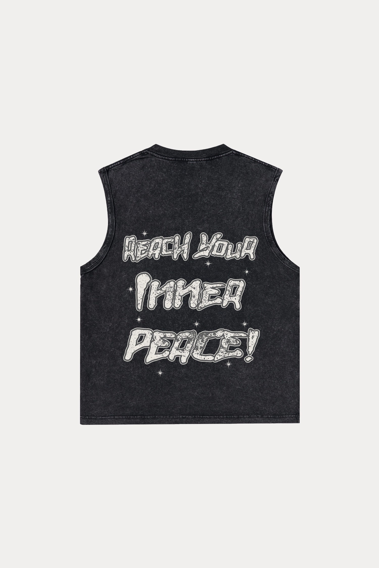 Evilnova Meditation Washed Tank Top-Evilnova