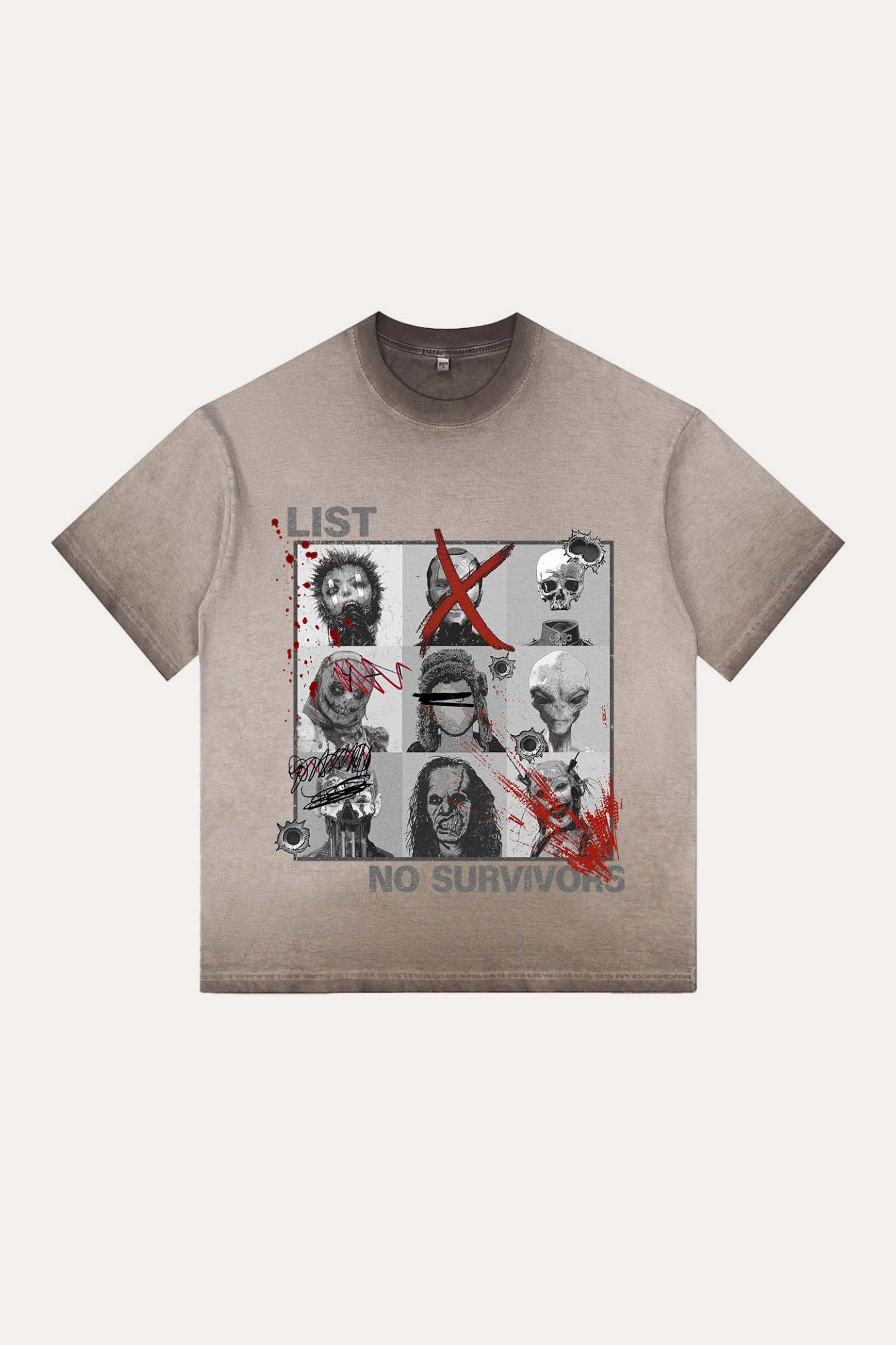 Evilnova Kill List Gradient Washed T-Shirt-Evilnova