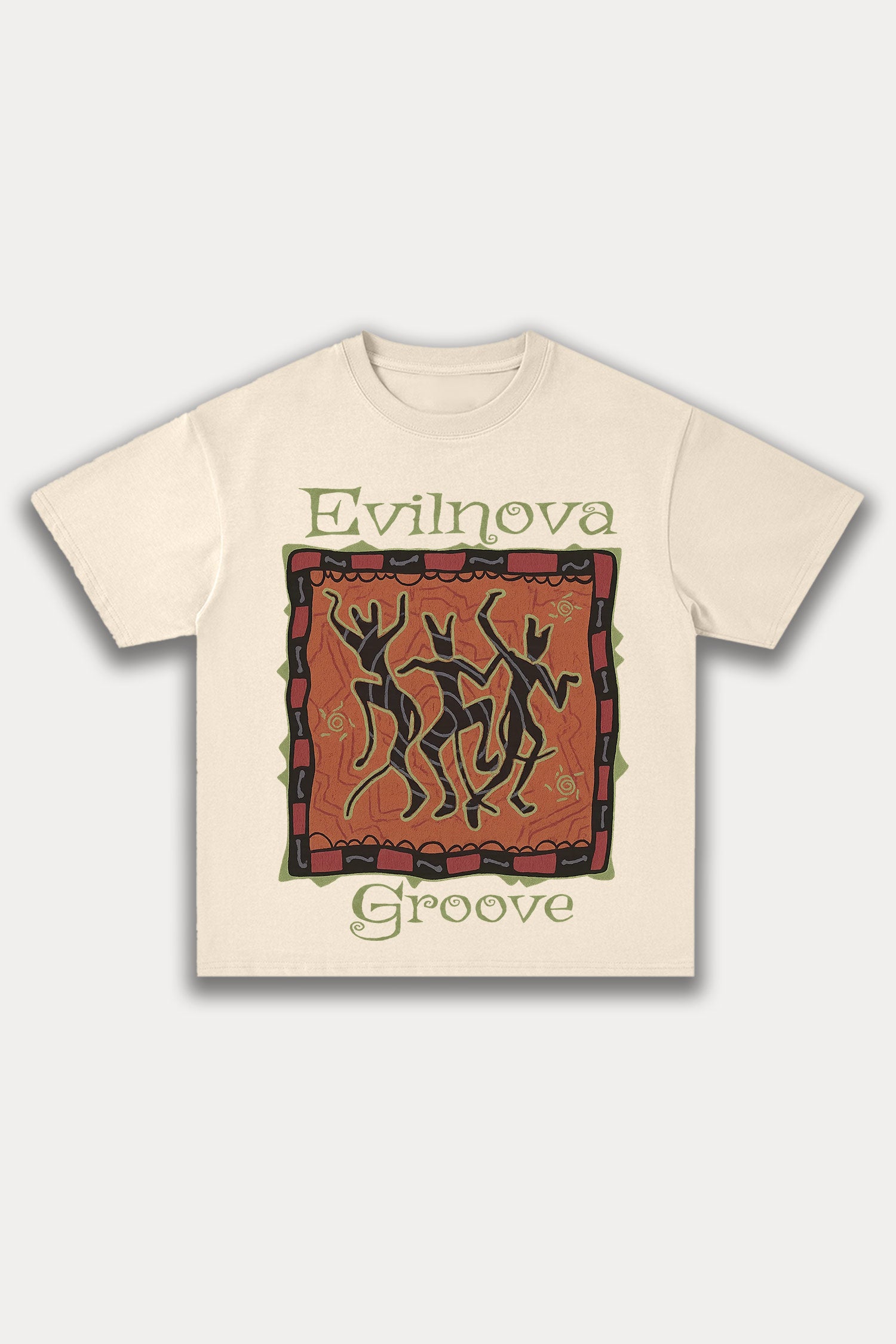 Evilnova Groove Cotton Oversize T-Shirt-Evilnova
