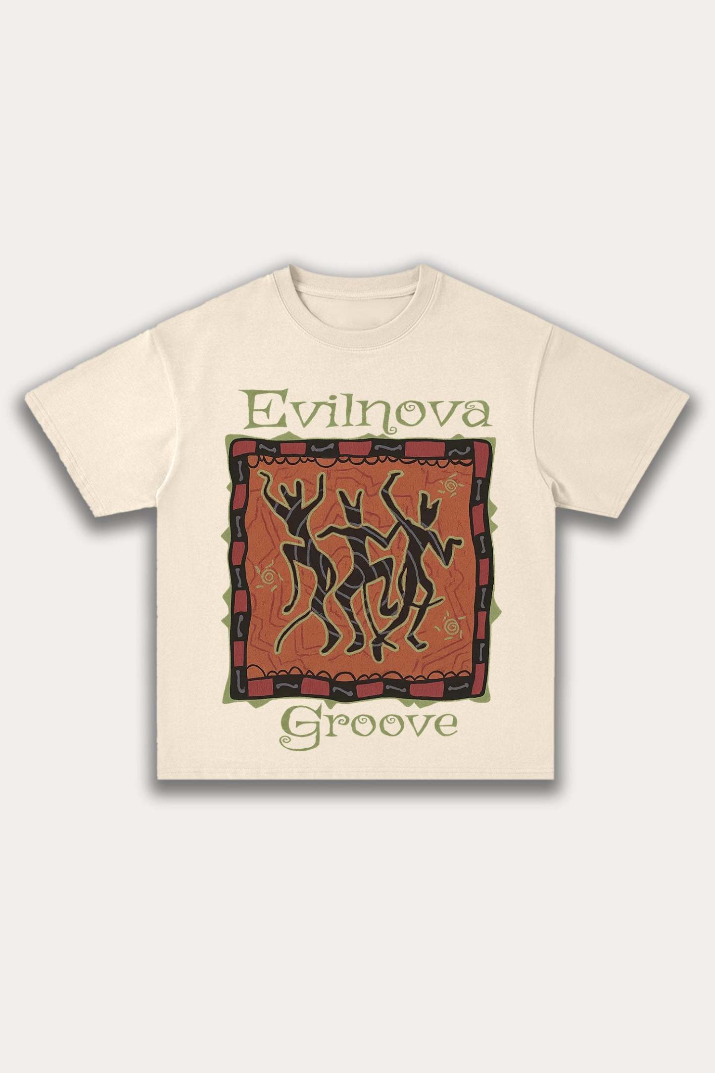 Evilnova Groove Cotton Oversize T-Shirt-Evilnova