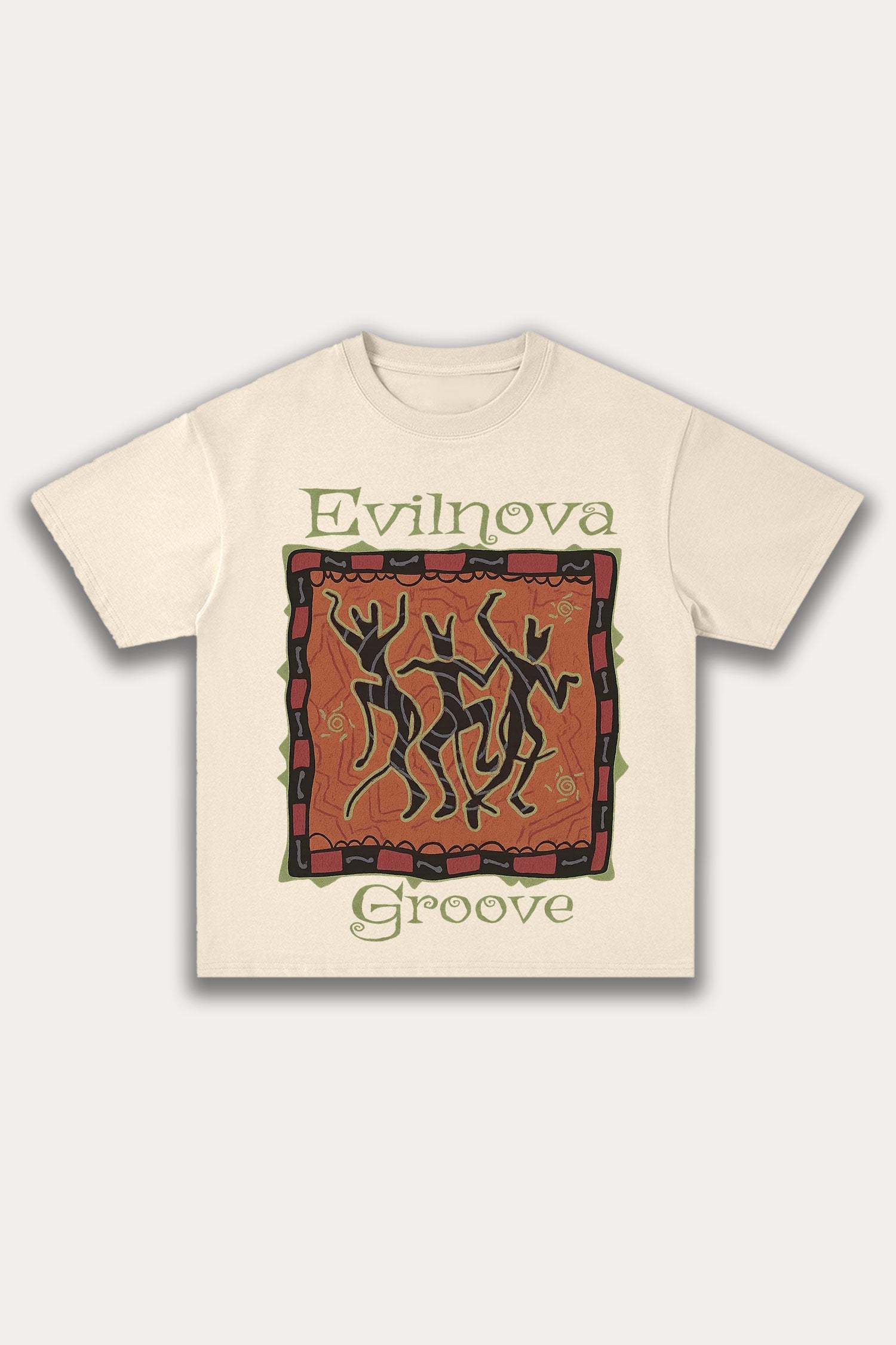 Evilnova Groove Cotton Oversize T-Shirt-Evilnova