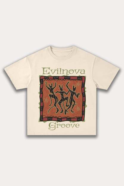 Evilnova Groove Cotton Oversize T-Shirt-Evilnova