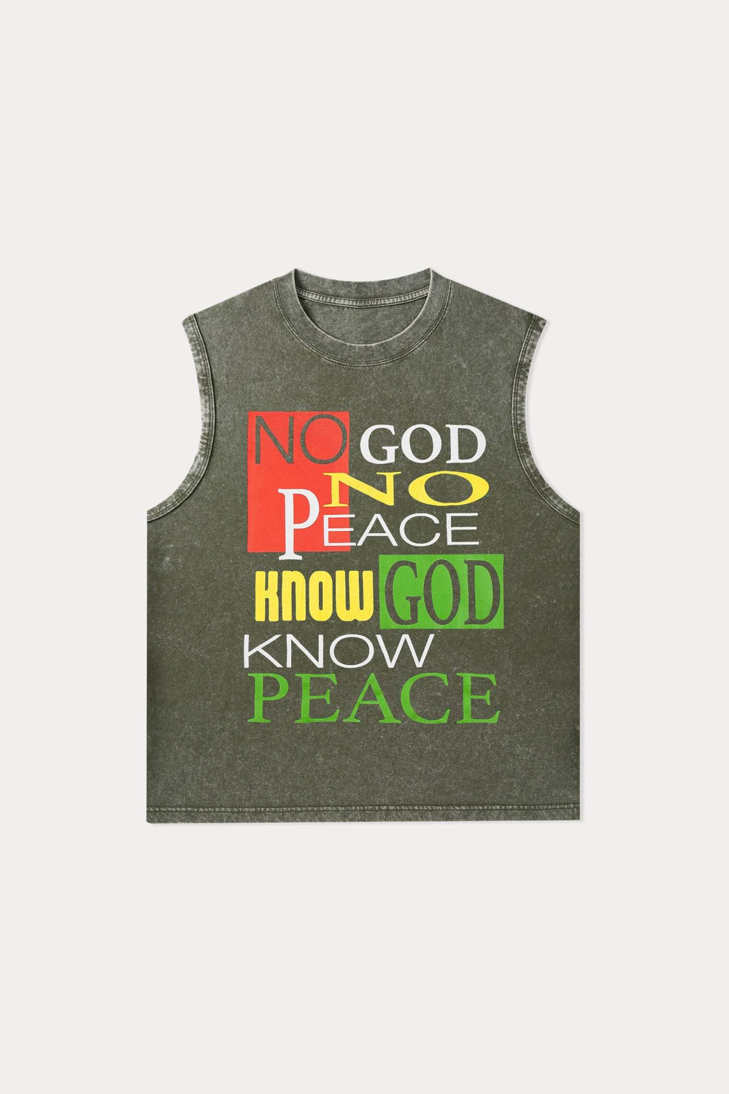 Evilnova God Washed Tank Top-Evilnova