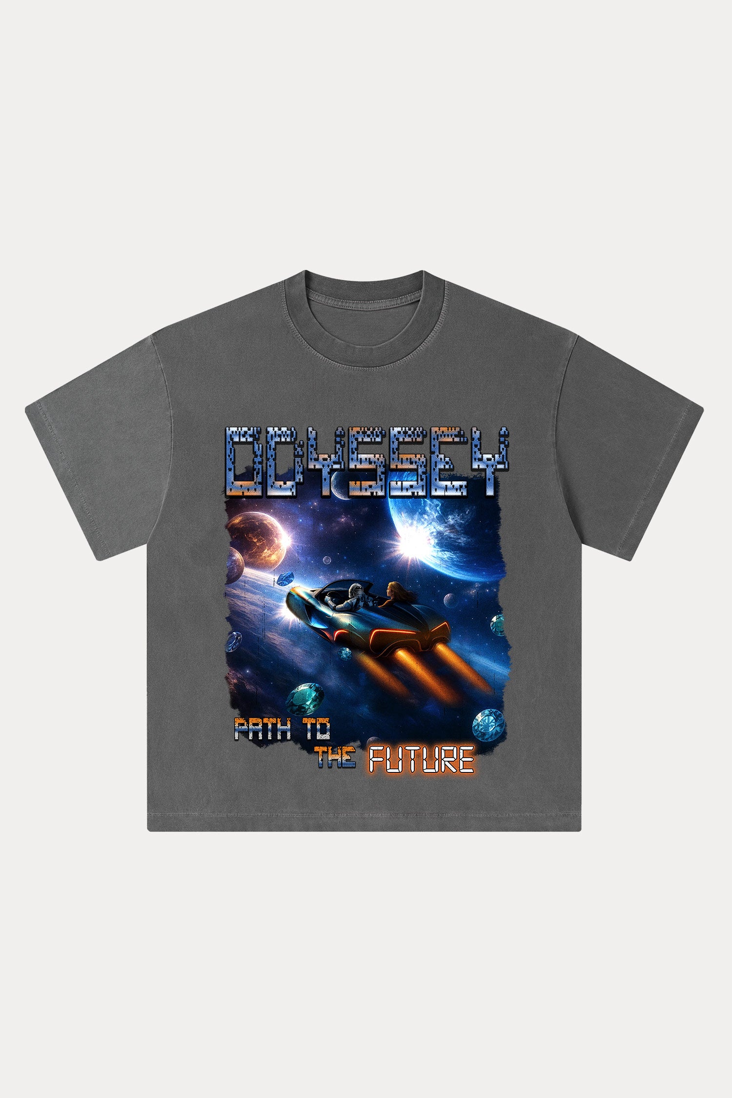 Evilnova Odyssey Washed Streetwear T-Shirt-Evilnova