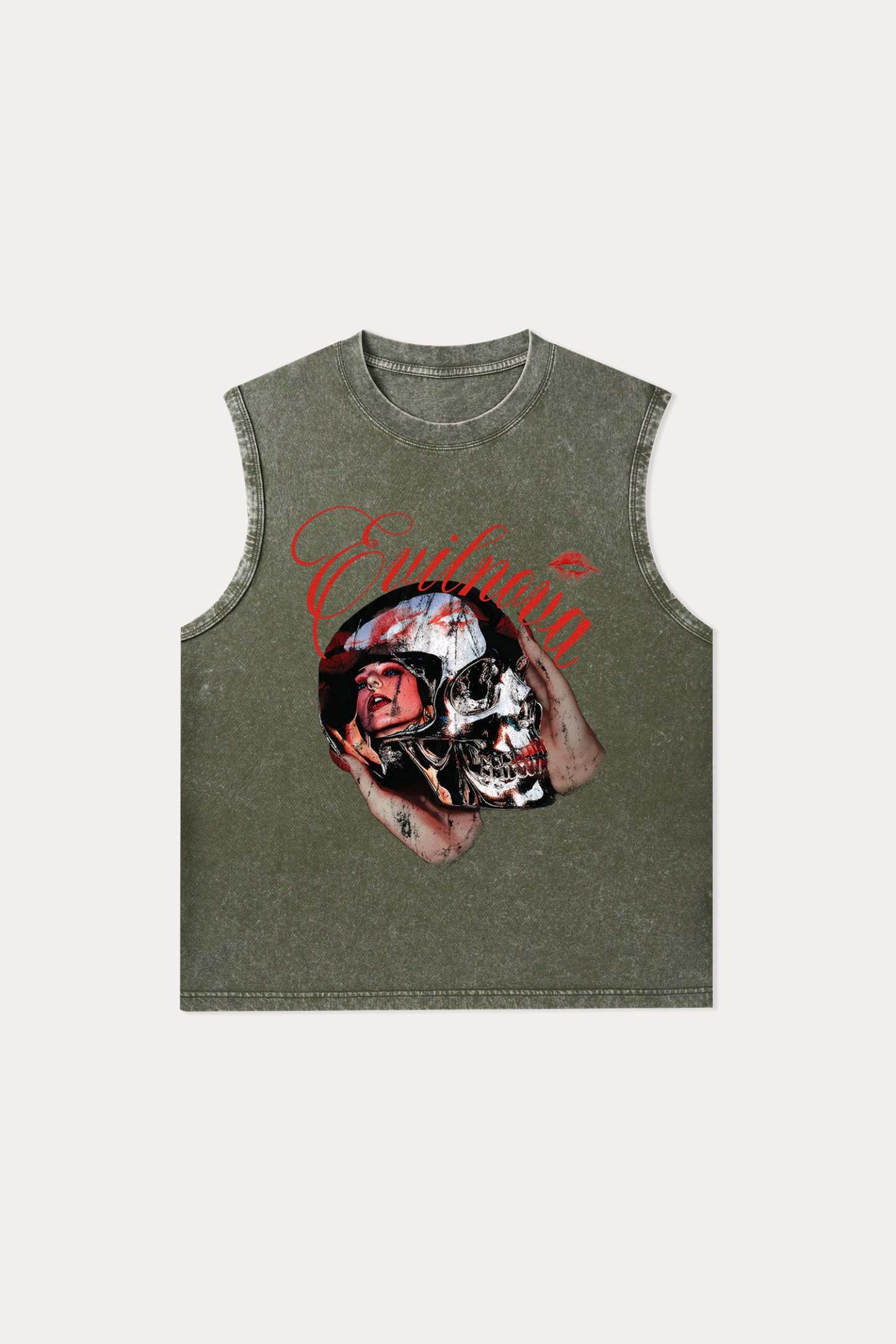 Evilnova Reflections Washed Tank Top-Evilnova