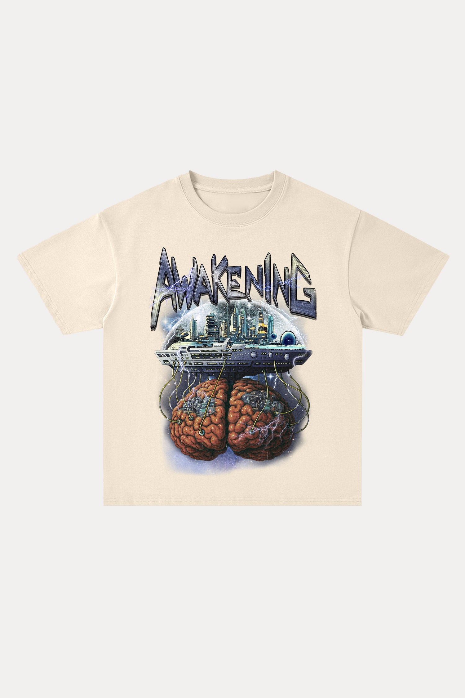 Evilnova Awakening Cotton Oversize T-Shirt-Evilnova